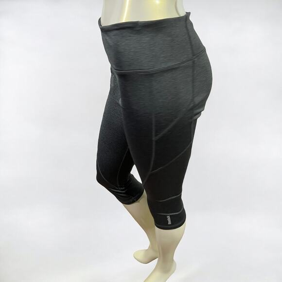 Grey Reebok Capri Leggings, Size Medium, Excellent Condition - Picture 1 of 16